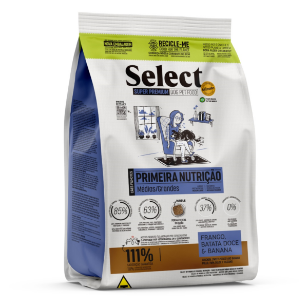 Select By Monello First Nutrition Medium & Large Breed Puppies Dry Food Chicken, Potato & Banana
