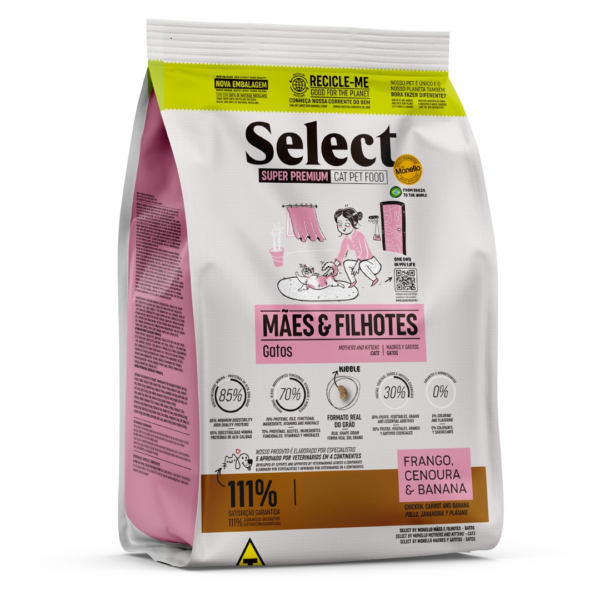 Select By Monello Mothers & Kittens Dry Food Chicken, Carrot And Banana